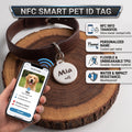 Smart NFC Pet ID Tag – Server-Free, Waterproof, Instant Contact (Novalit Labs)
